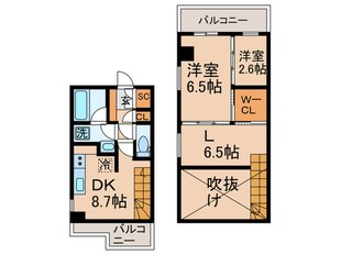 パークレジデンス三軒茶屋の物件間取画像